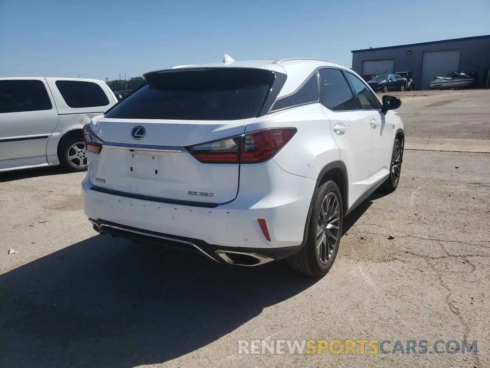 4 Photograph of a damaged car 2T2BZMCA0KC203601 LEXUS RX350 2019