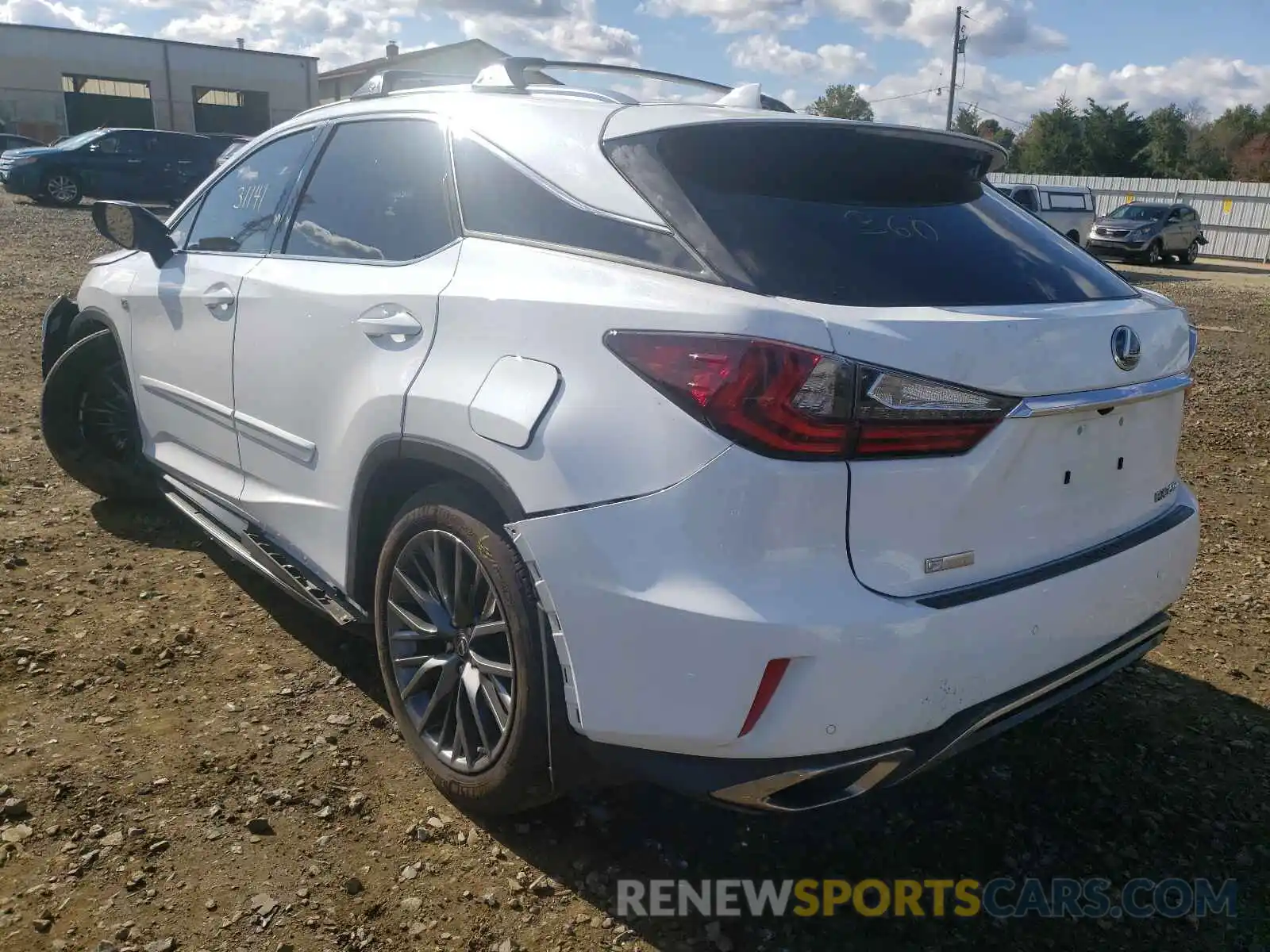 3 Photograph of a damaged car 2T2BZMCA0KC208426 LEXUS RX350 2019