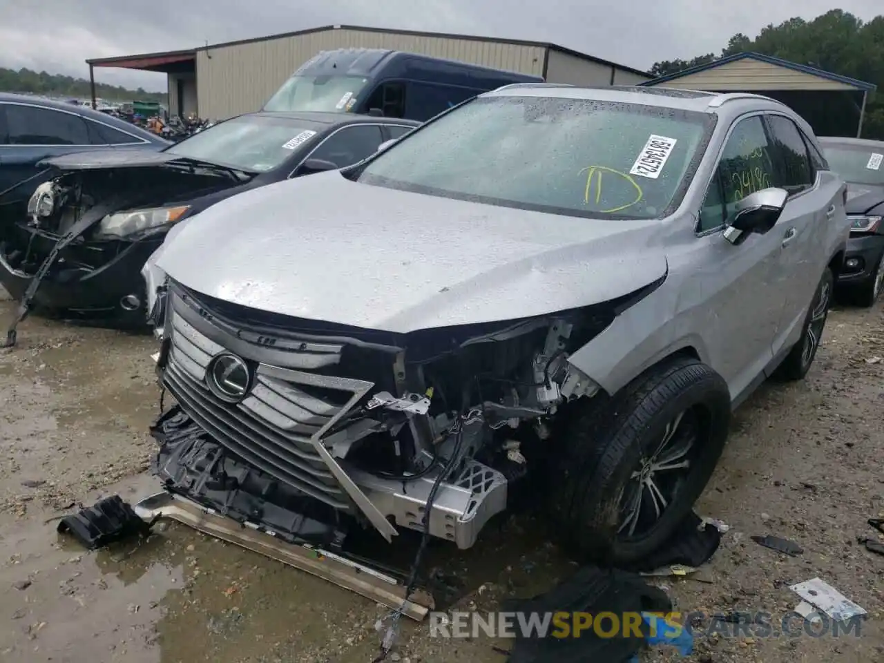 2 Photograph of a damaged car 2T2BZMCA1KC175890 LEXUS RX350 2019