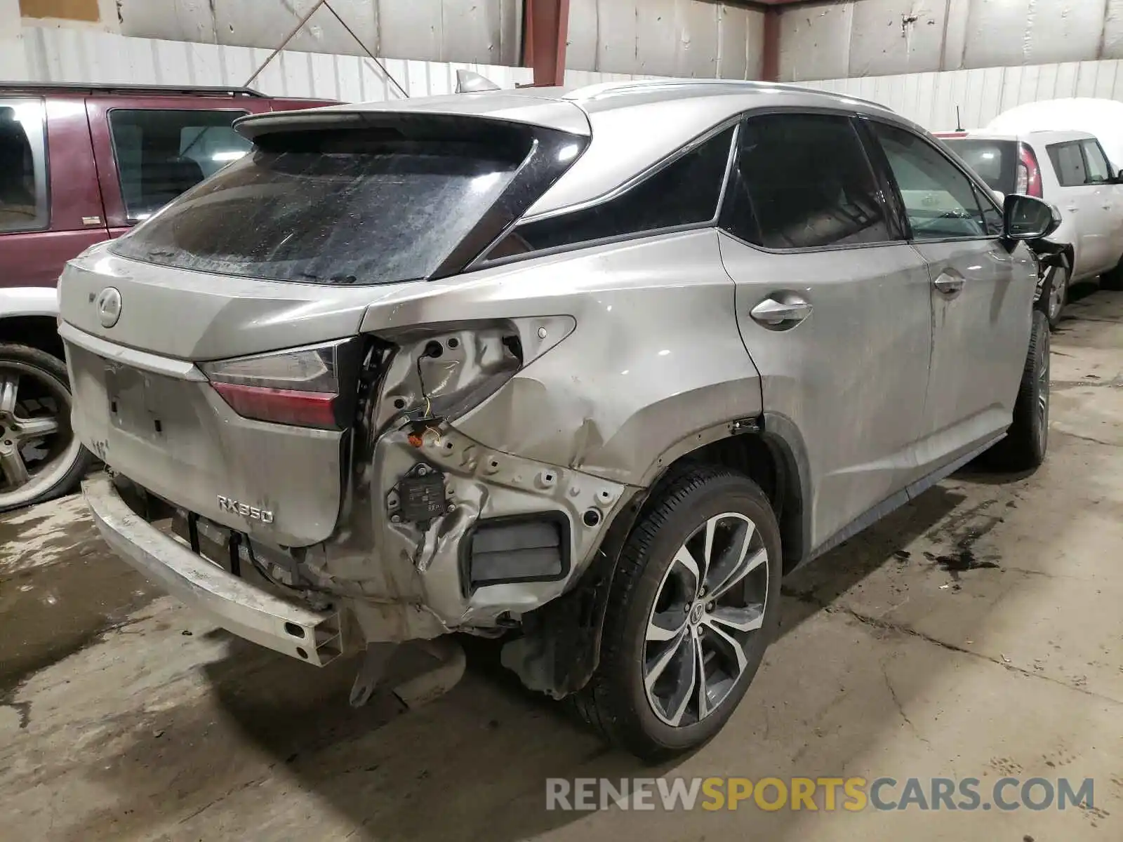 4 Фотография поврежденного автомобиля 2T2BZMCA1KC180152 LEXUS RX350 2019