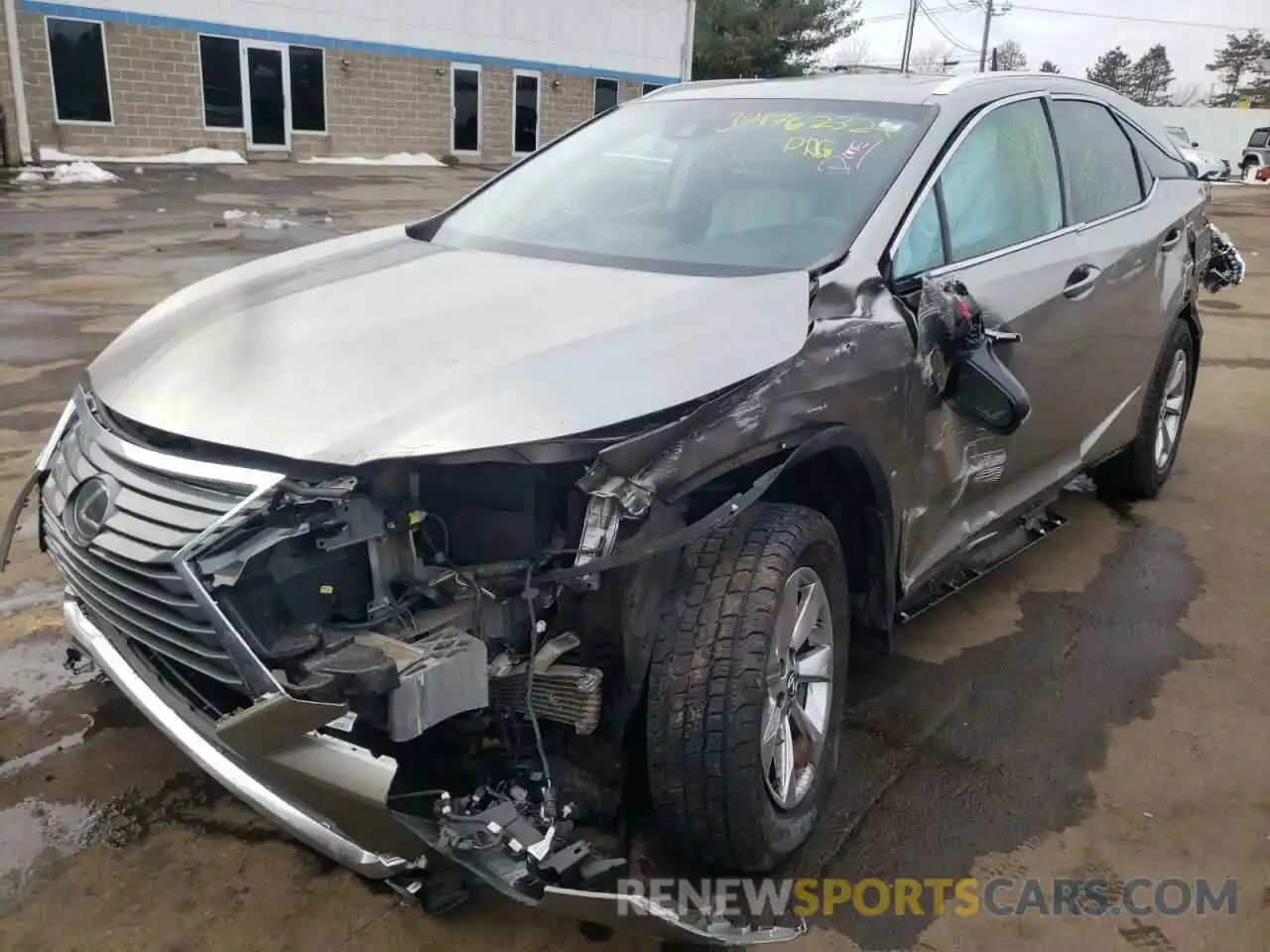 2 Photograph of a damaged car 2T2BZMCA1KC185609 LEXUS RX350 2019