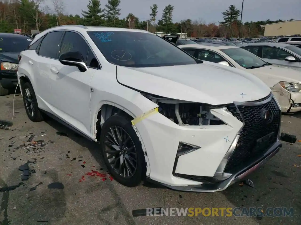 1 Photograph of a damaged car 2T2BZMCA1KC190129 LEXUS RX350 2019