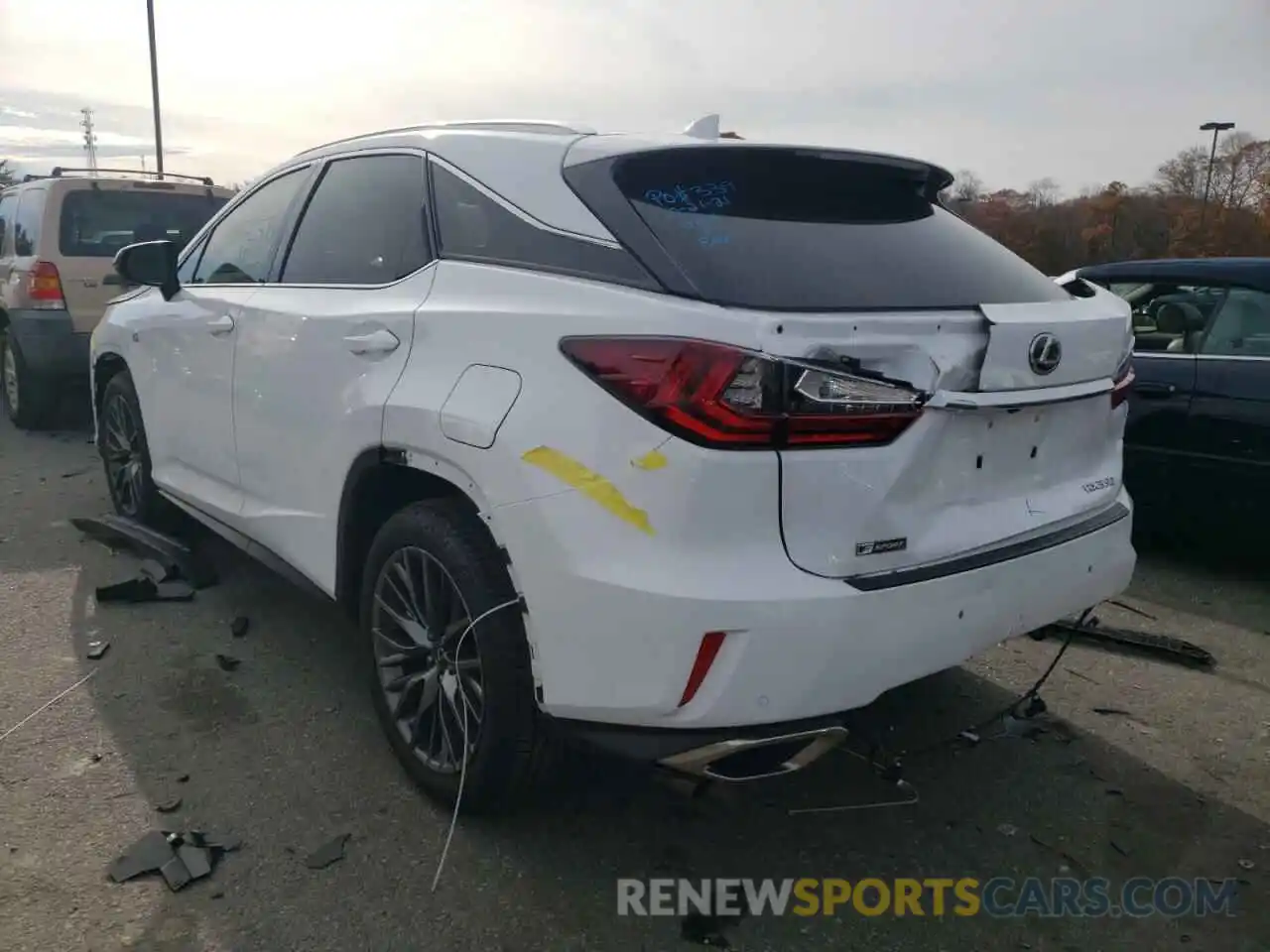 3 Photograph of a damaged car 2T2BZMCA1KC190129 LEXUS RX350 2019