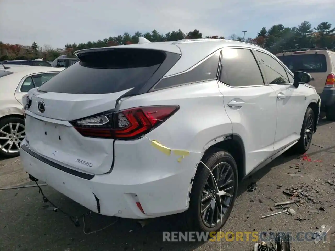 4 Photograph of a damaged car 2T2BZMCA1KC190129 LEXUS RX350 2019