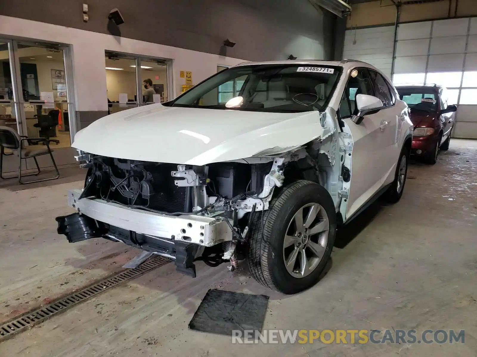 2 Photograph of a damaged car 2T2BZMCA1KC190468 LEXUS RX350 2019