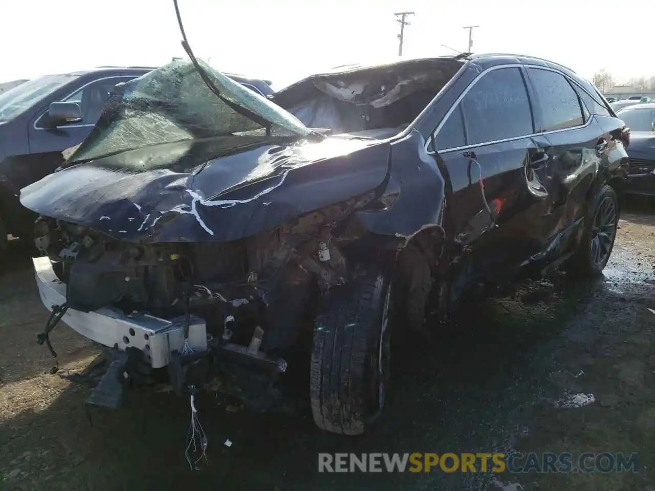 2 Photograph of a damaged car 2T2BZMCA1KC206166 LEXUS RX350 2019