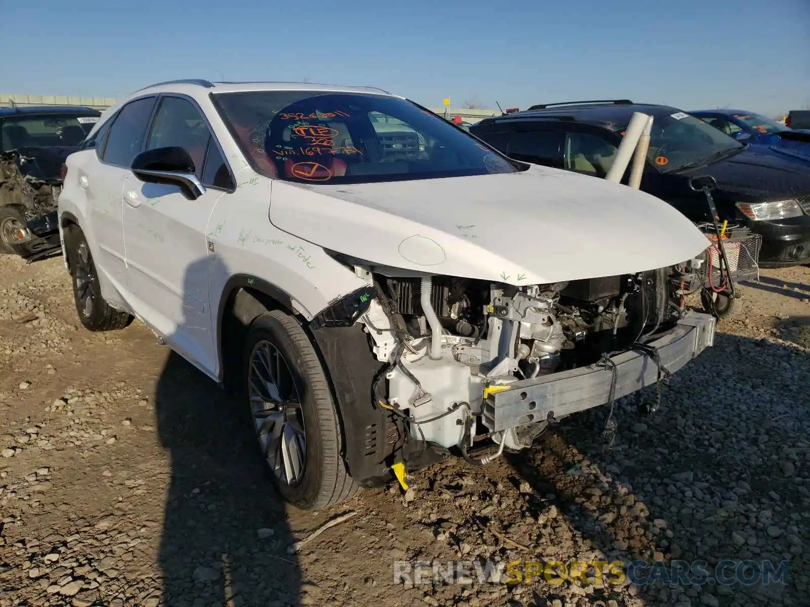 1 Photograph of a damaged car 2T2BZMCA2KC169774 LEXUS RX350 2019