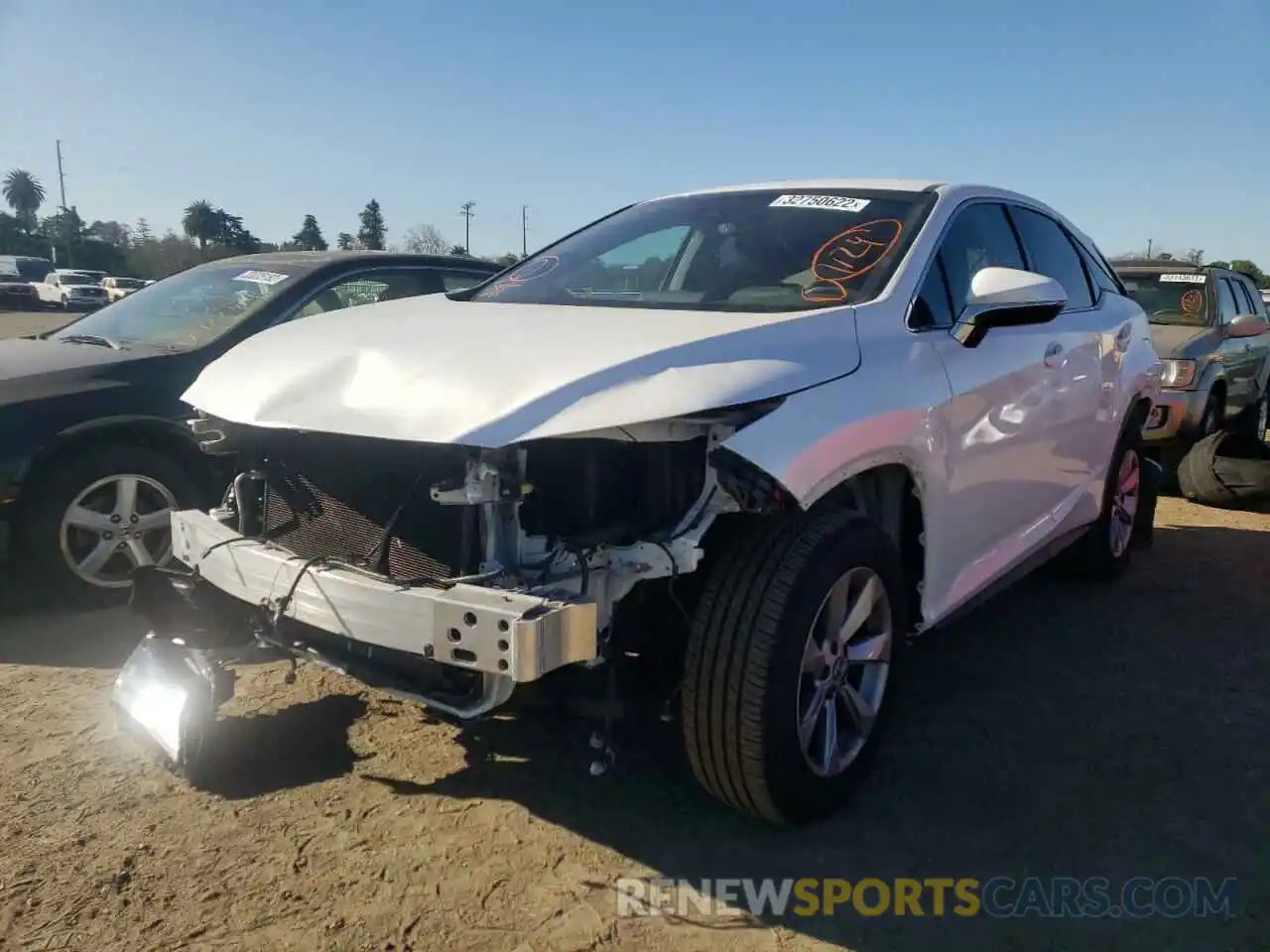 2 Photograph of a damaged car 2T2BZMCA2KC171914 LEXUS RX350 2019