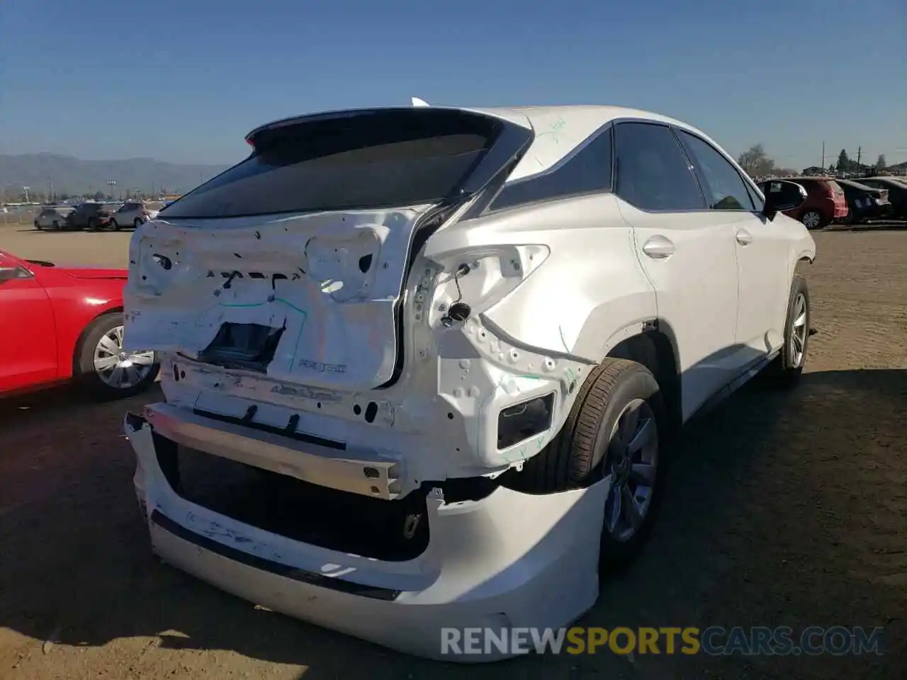 4 Photograph of a damaged car 2T2BZMCA2KC171914 LEXUS RX350 2019