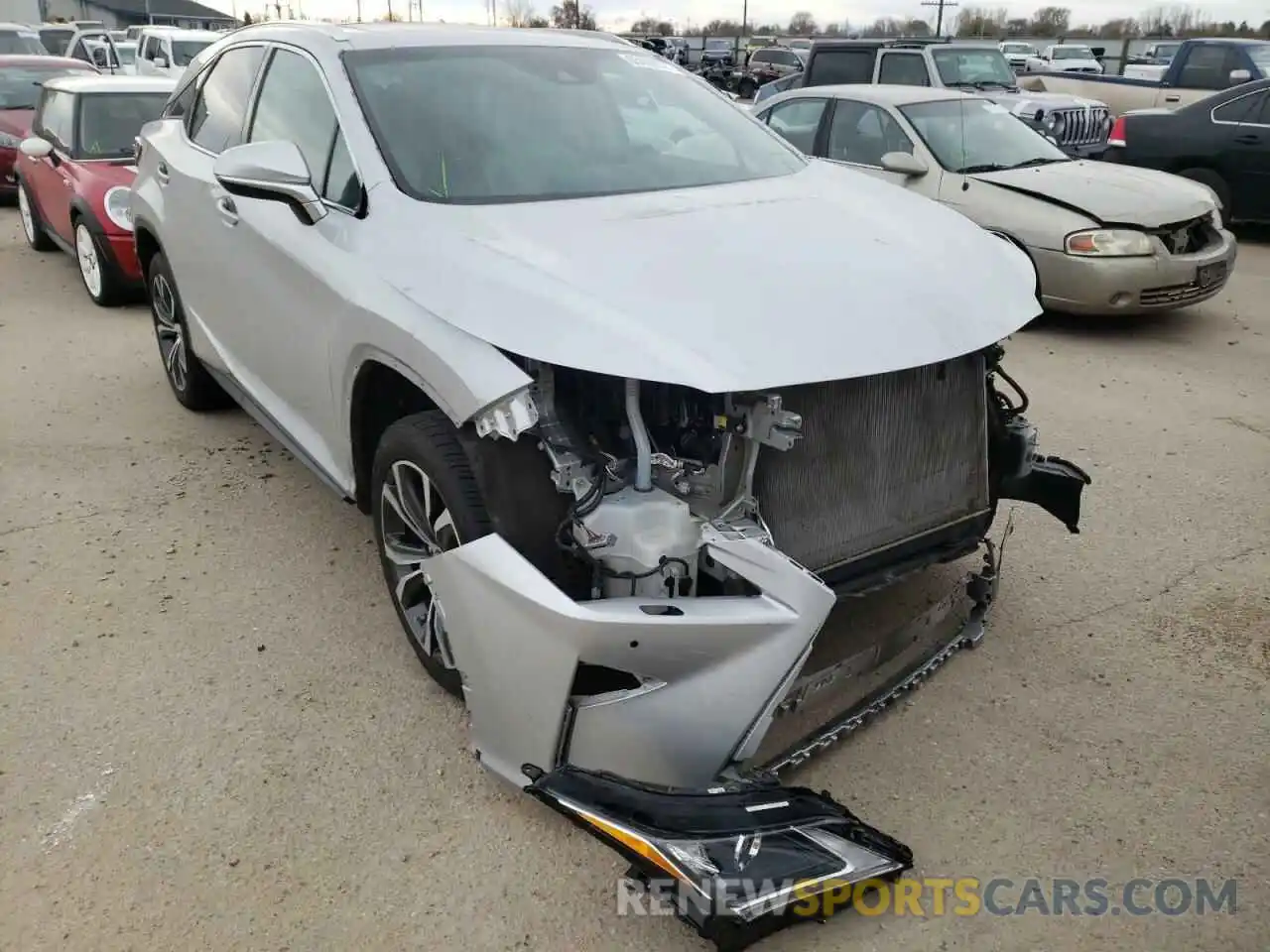 1 Photograph of a damaged car 2T2BZMCA2KC175476 LEXUS RX350 2019