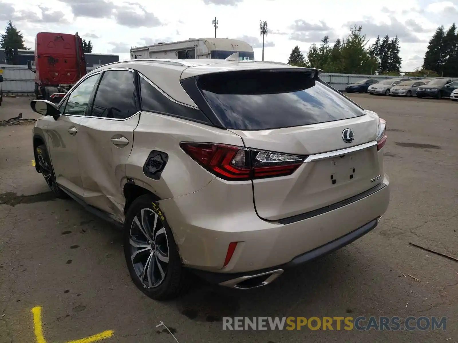 3 Photograph of a damaged car 2T2BZMCA2KC175977 LEXUS RX350 2019