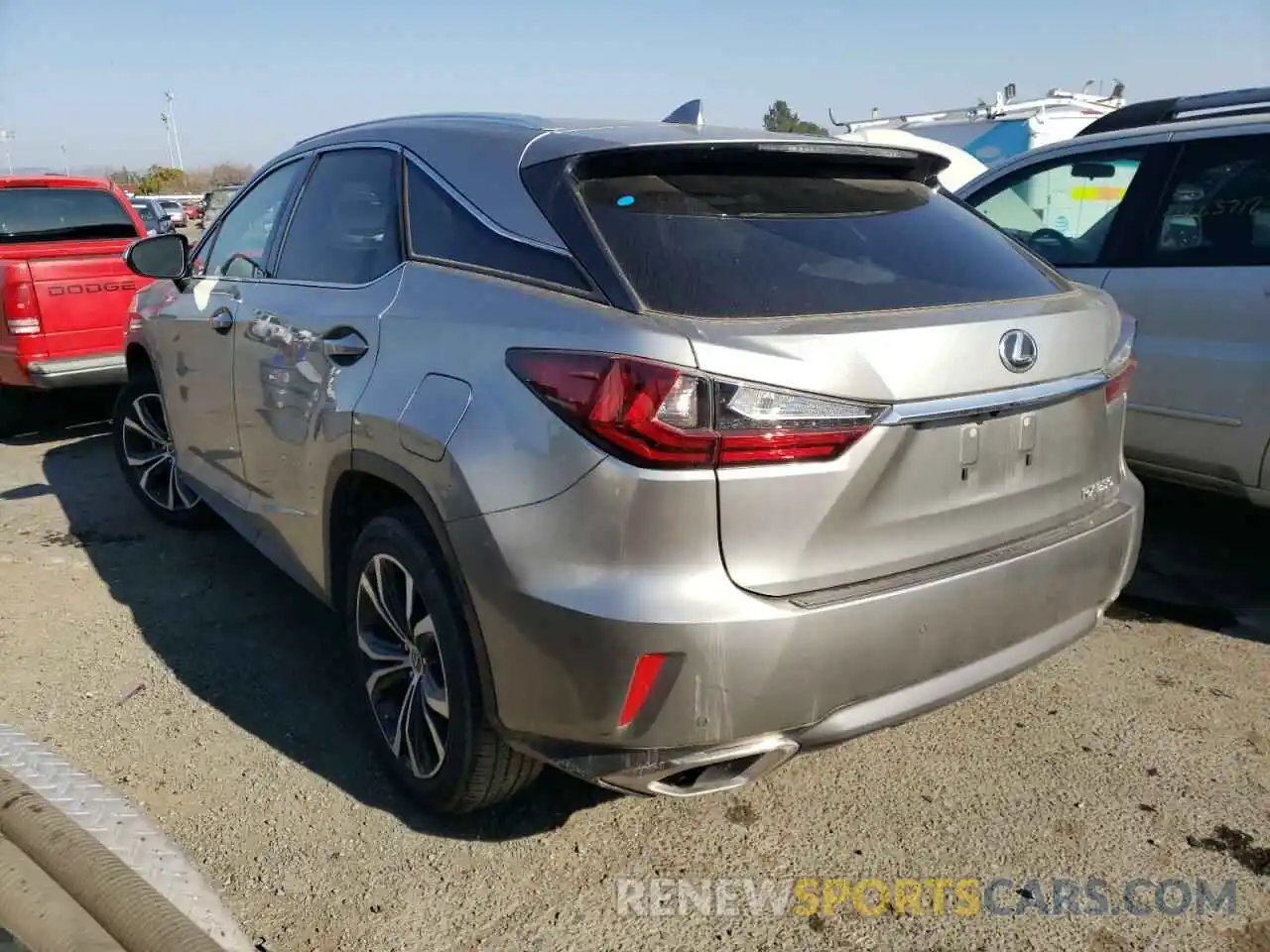 3 Photograph of a damaged car 2T2BZMCA2KC187420 LEXUS RX350 2019