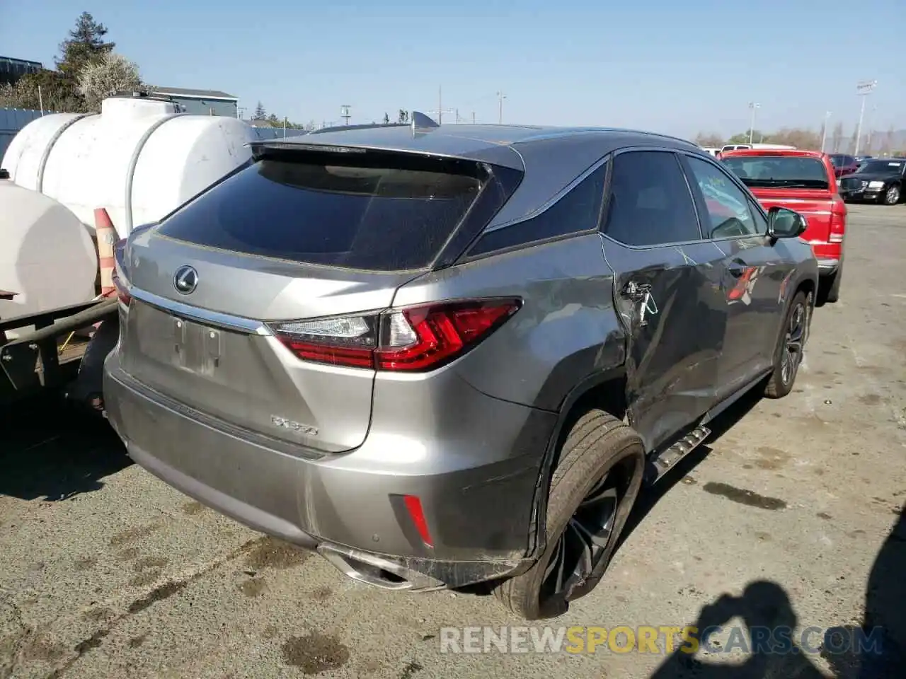 4 Фотография поврежденного автомобиля 2T2BZMCA2KC187420 LEXUS RX350 2019