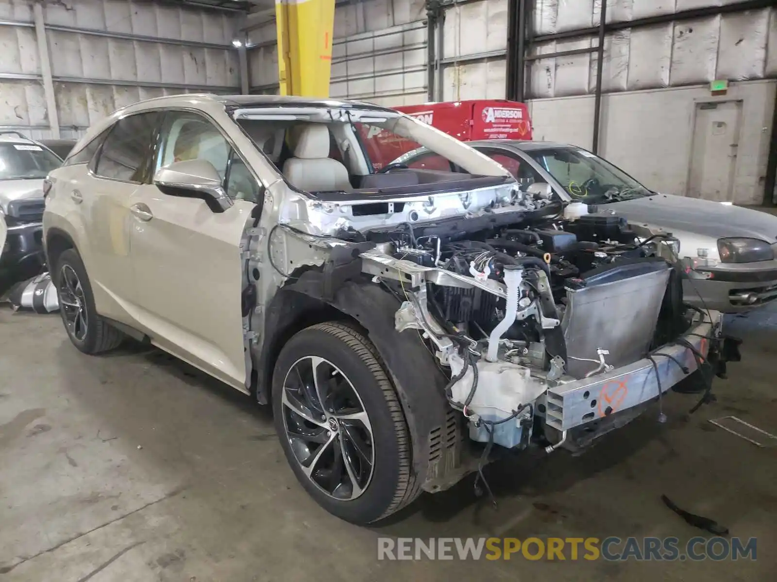 1 Photograph of a damaged car 2T2BZMCA2KC188468 LEXUS RX350 2019