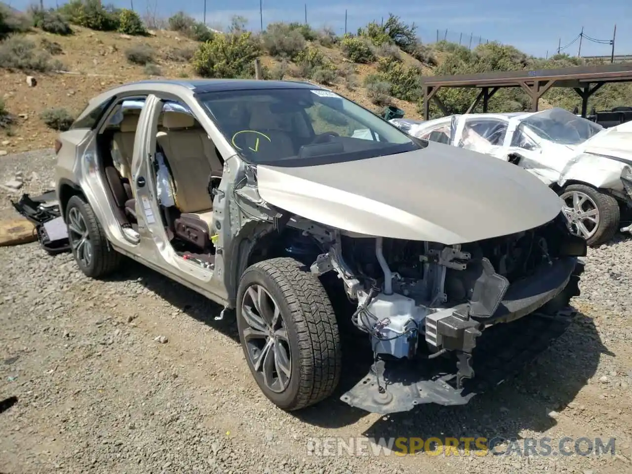 1 Photograph of a damaged car 2T2BZMCA2KC188972 LEXUS RX350 2019