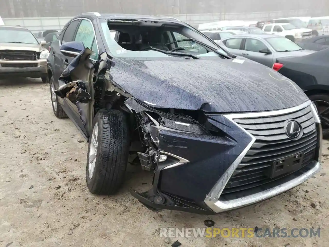 1 Photograph of a damaged car 2T2BZMCA2KC195601 LEXUS RX350 2019