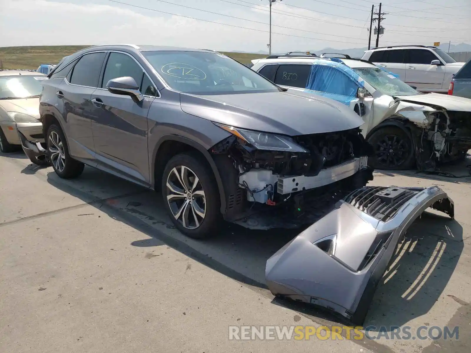 1 Photograph of a damaged car 2T2BZMCA2KC199048 LEXUS RX350 2019