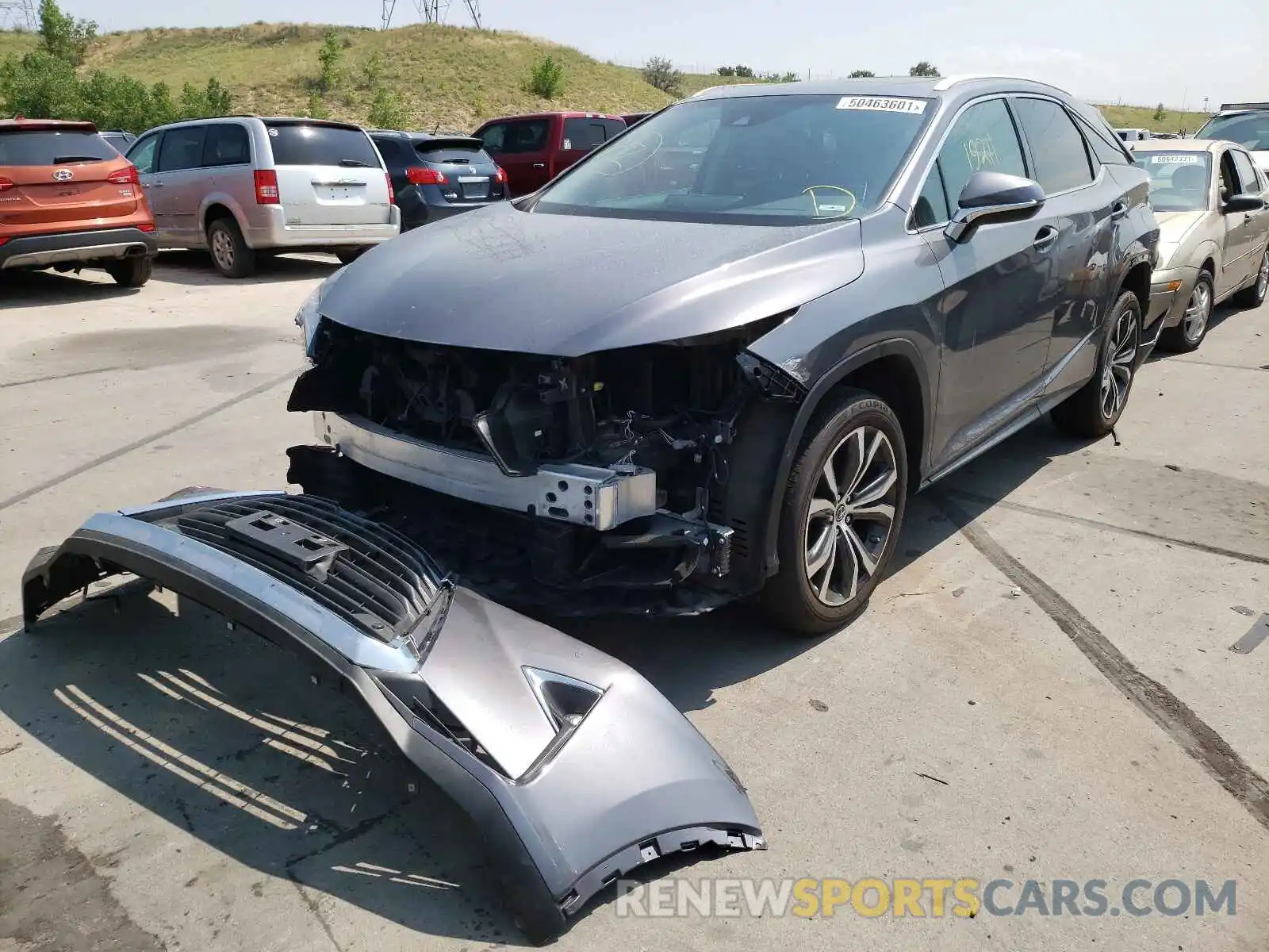 2 Photograph of a damaged car 2T2BZMCA2KC199048 LEXUS RX350 2019