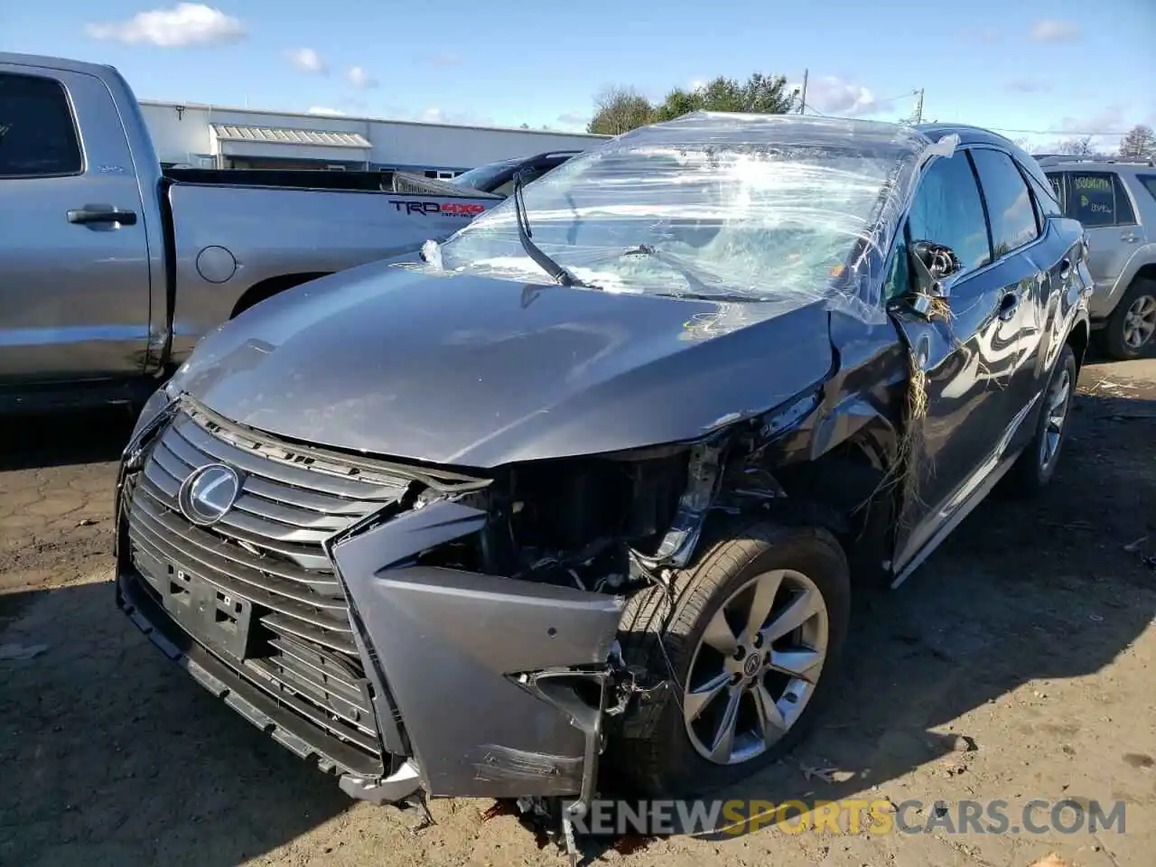 2 Photograph of a damaged car 2T2BZMCA2KC199163 LEXUS RX350 2019