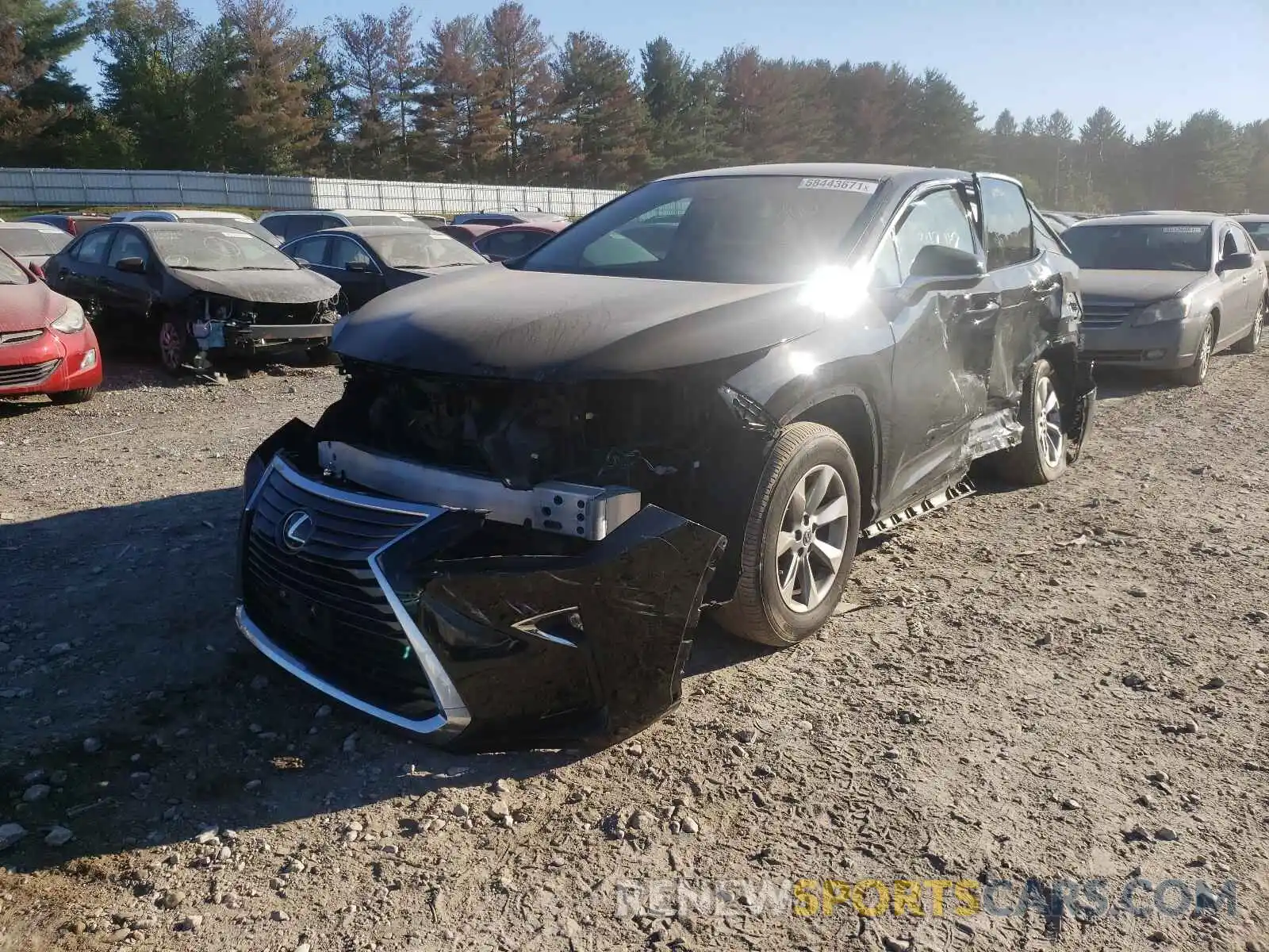 2 Photograph of a damaged car 2T2BZMCA3KC167967 LEXUS RX350 2019