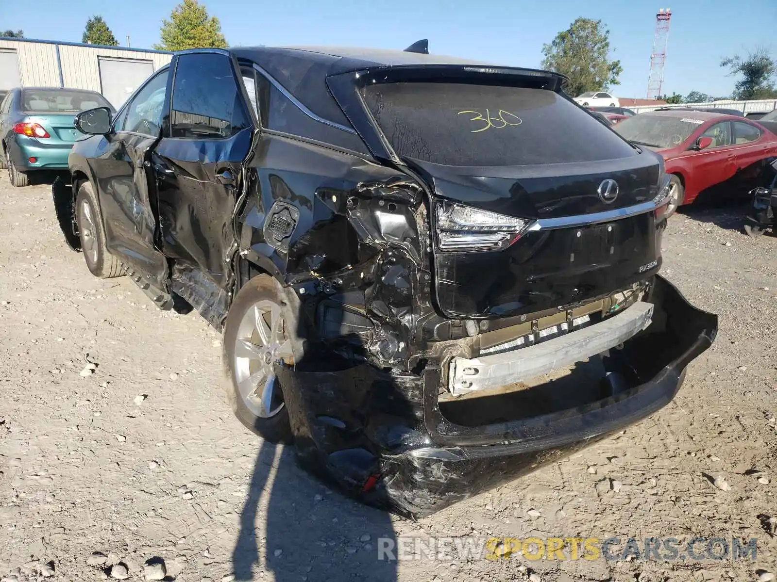 3 Фотография поврежденного автомобиля 2T2BZMCA3KC167967 LEXUS RX350 2019