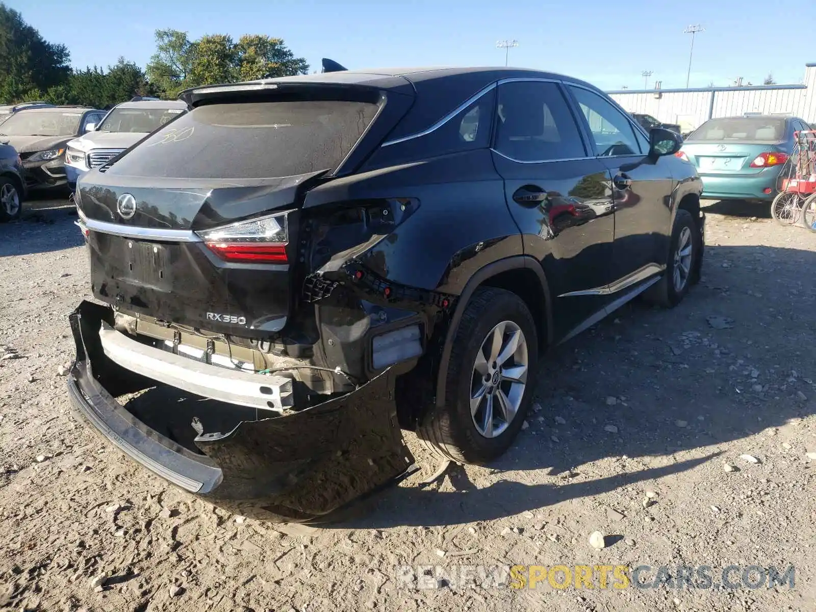 4 Фотография поврежденного автомобиля 2T2BZMCA3KC167967 LEXUS RX350 2019