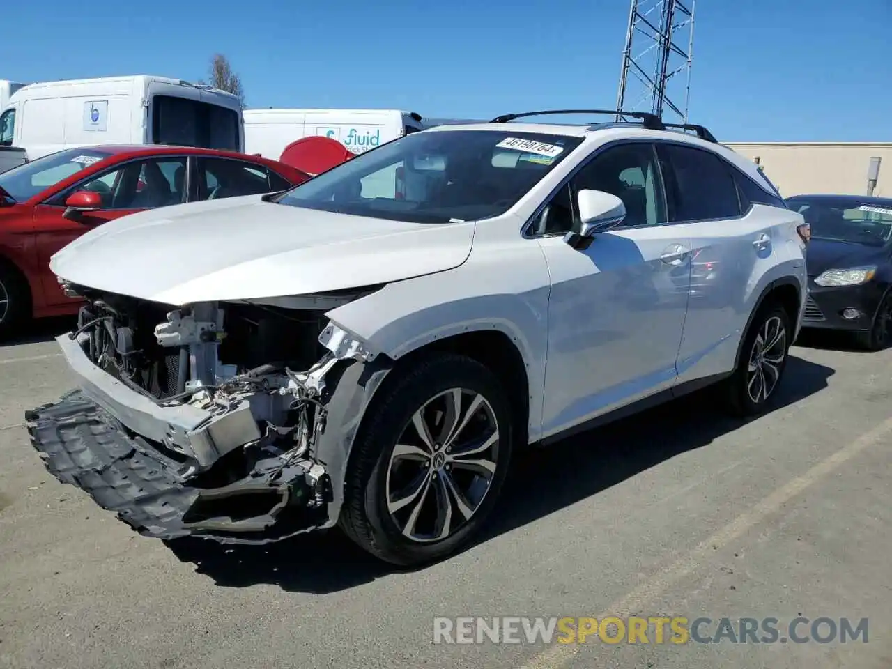 1 Photograph of a damaged car 2T2BZMCA3KC168133 LEXUS RX350 2019