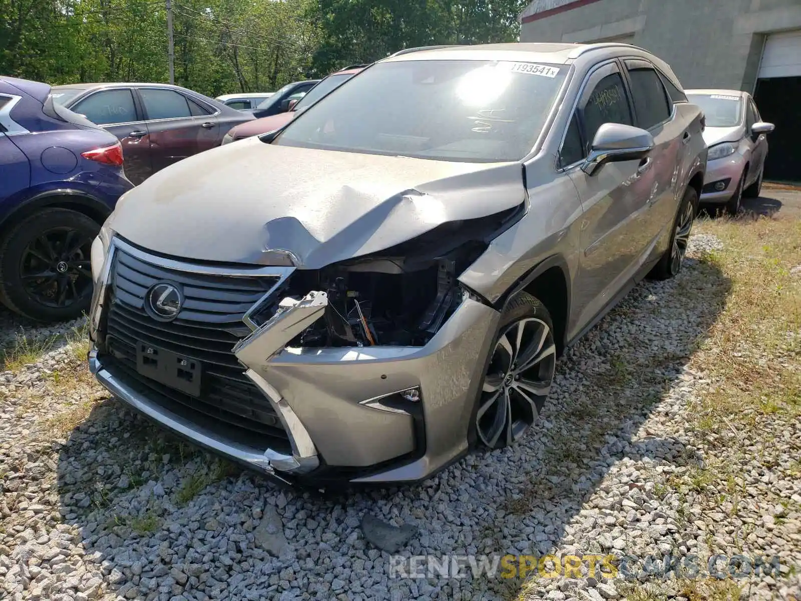 2 Photograph of a damaged car 2T2BZMCA3KC182324 LEXUS RX350 2019