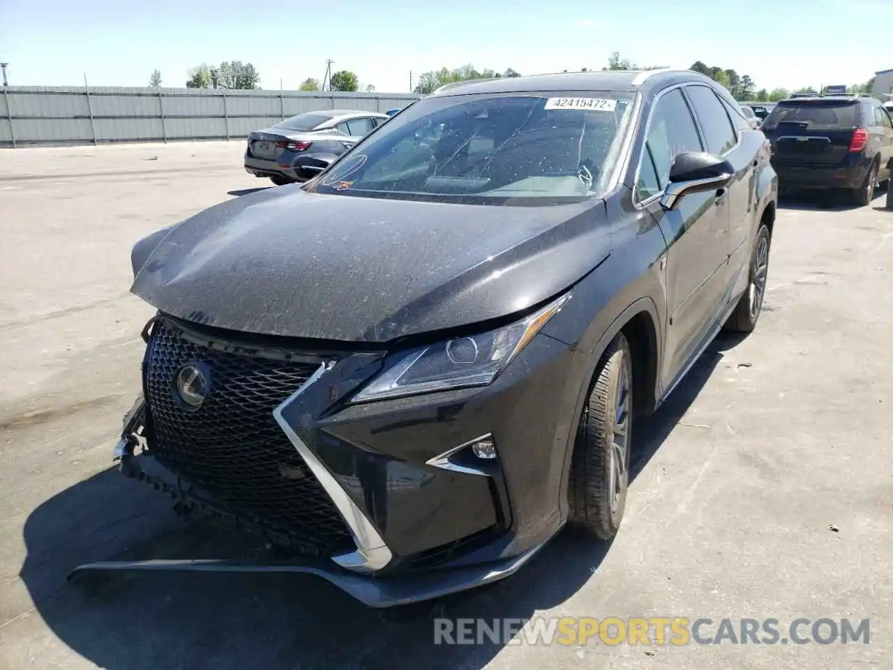 2 Photograph of a damaged car 2T2BZMCA3KC185885 LEXUS RX350 2019