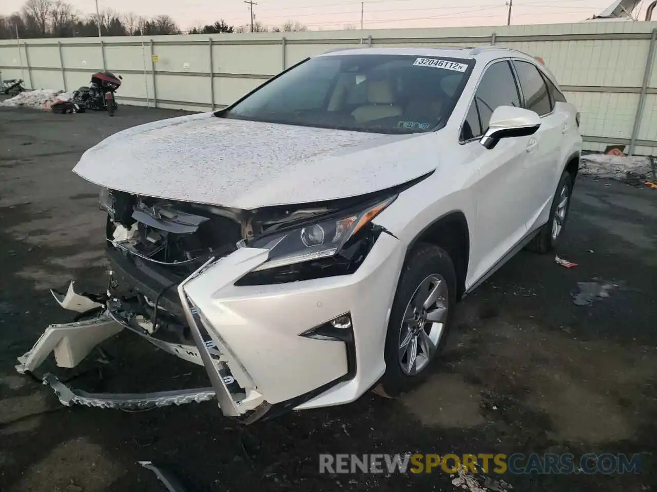 2 Photograph of a damaged car 2T2BZMCA3KC189046 LEXUS RX350 2019