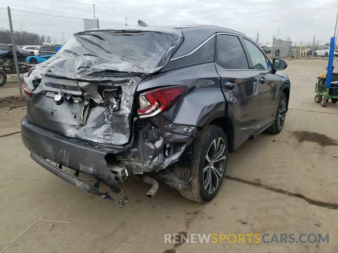 4 Photograph of a damaged car 2T2BZMCA3KC191556 LEXUS RX350 2019