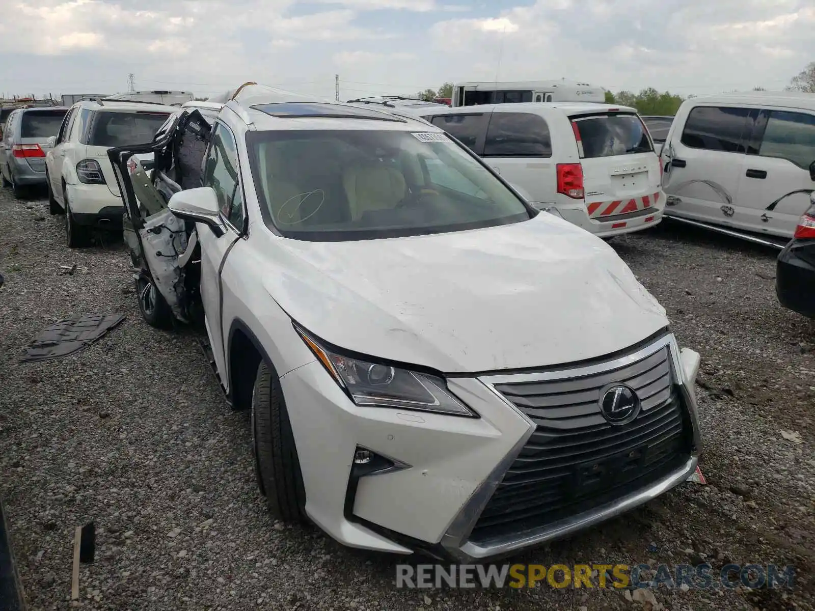 1 Photograph of a damaged car 2T2BZMCA3KC210462 LEXUS RX350 2019