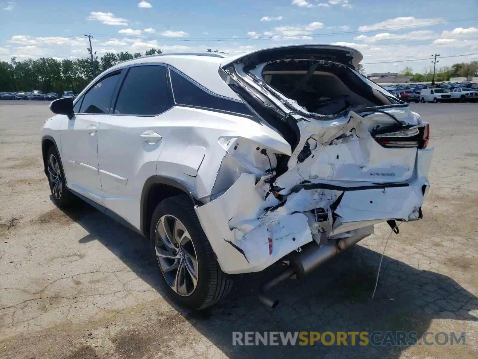 3 Фотография поврежденного автомобиля 2T2BZMCA4KC169677 LEXUS RX350 2019