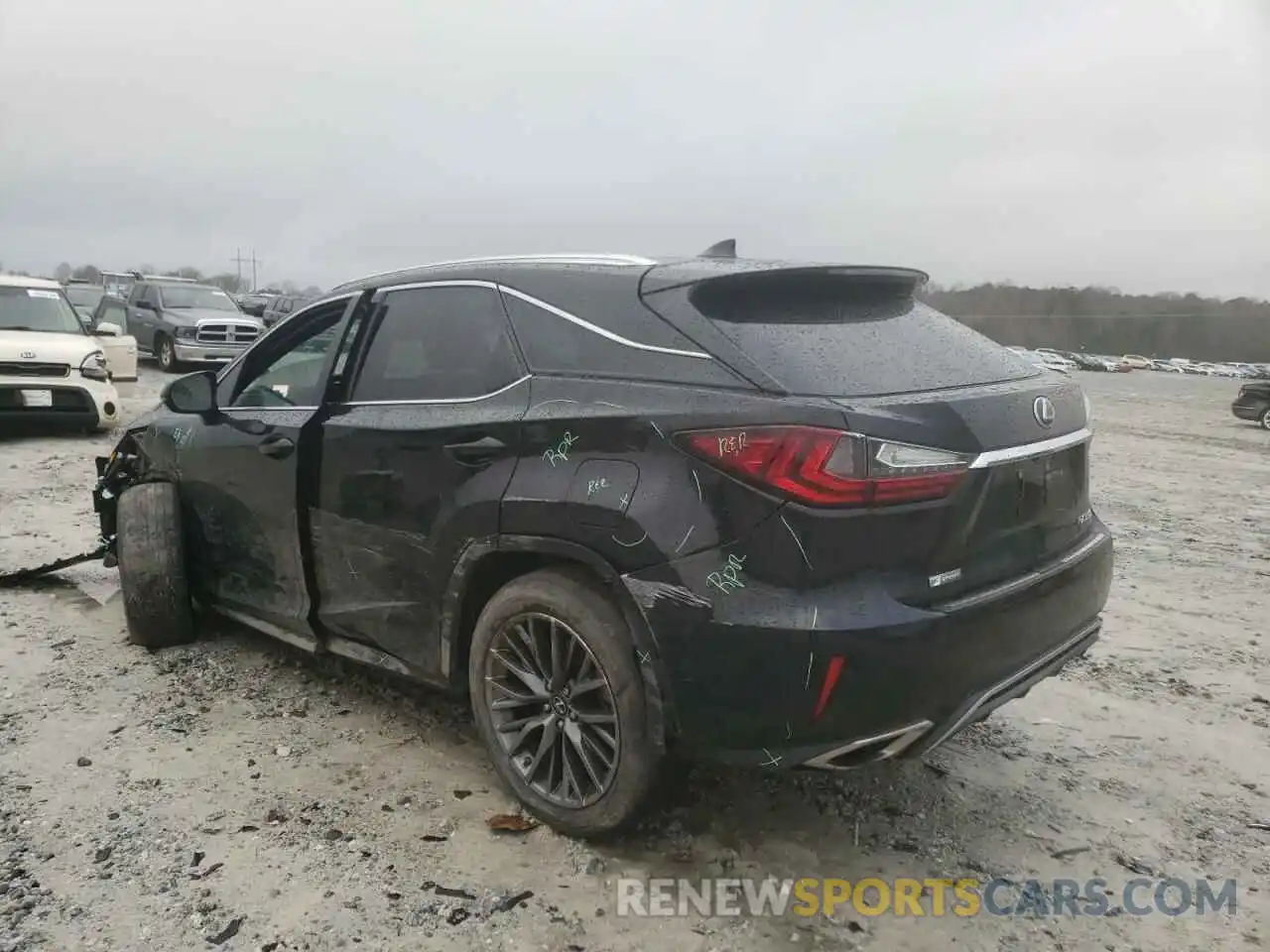 3 Photograph of a damaged car 2T2BZMCA4KC172899 LEXUS RX350 2019