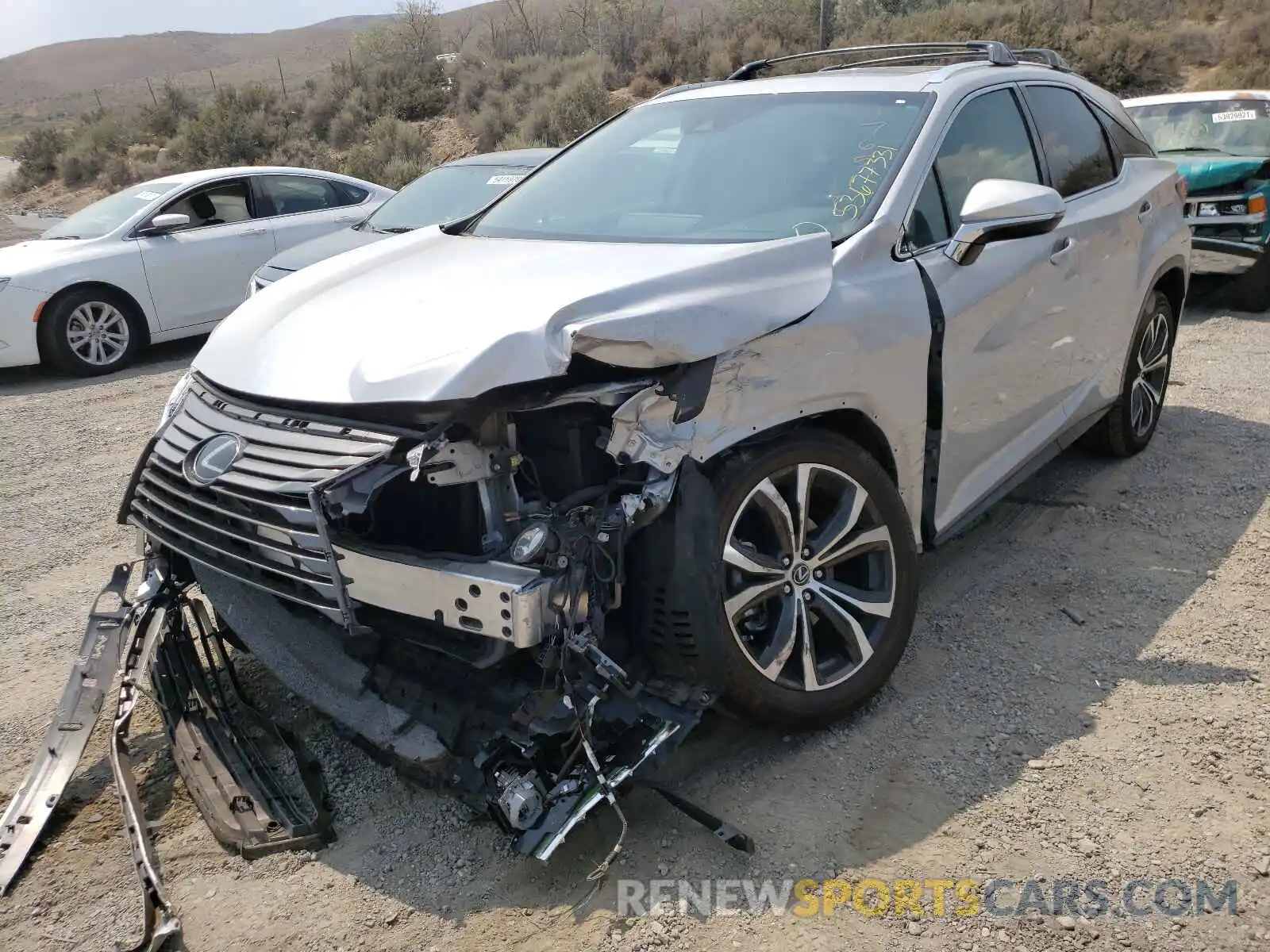 2 Photograph of a damaged car 2T2BZMCA4KC176516 LEXUS RX350 2019