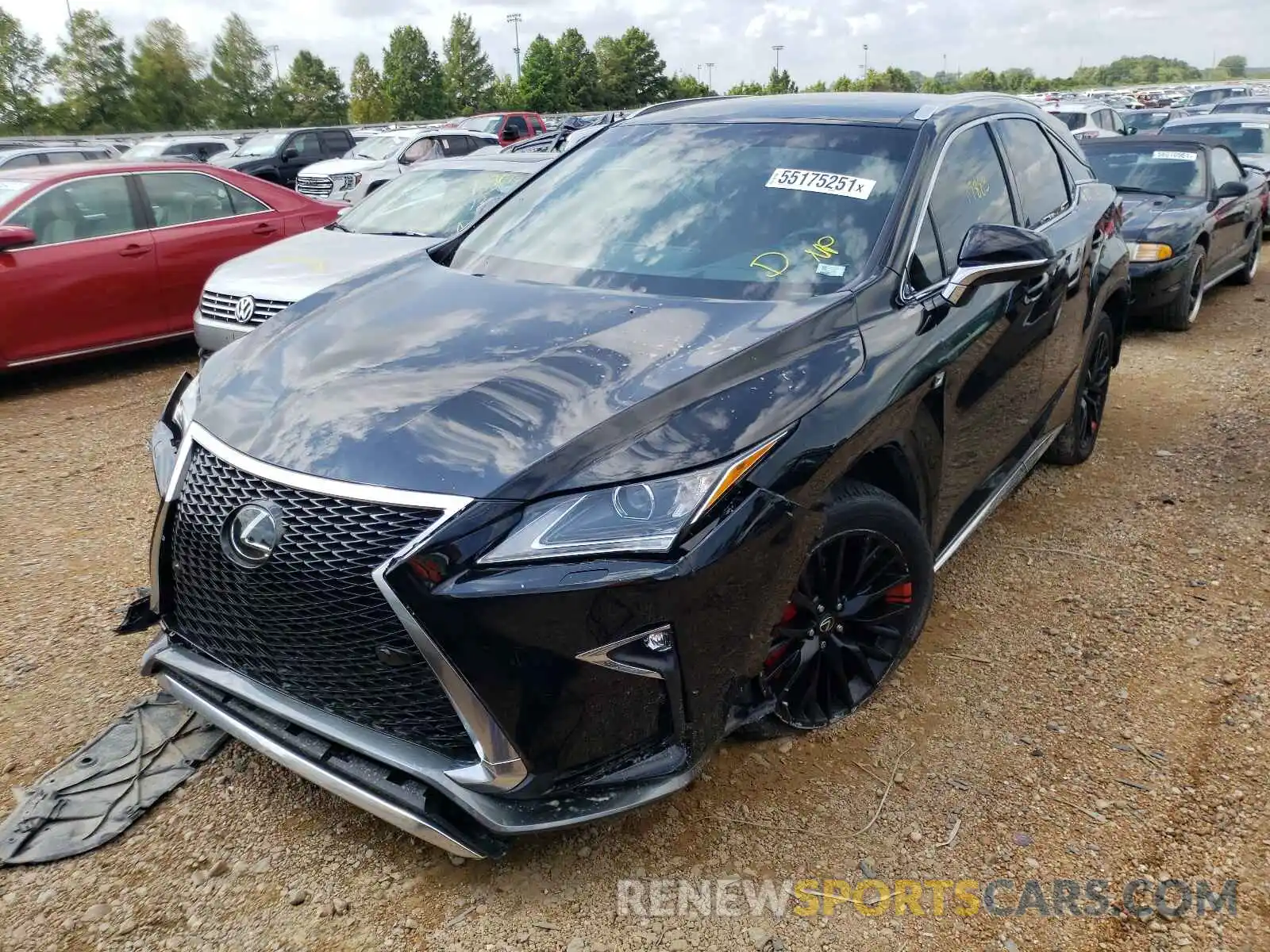 2 Photograph of a damaged car 2T2BZMCA4KC178038 LEXUS RX350 2019