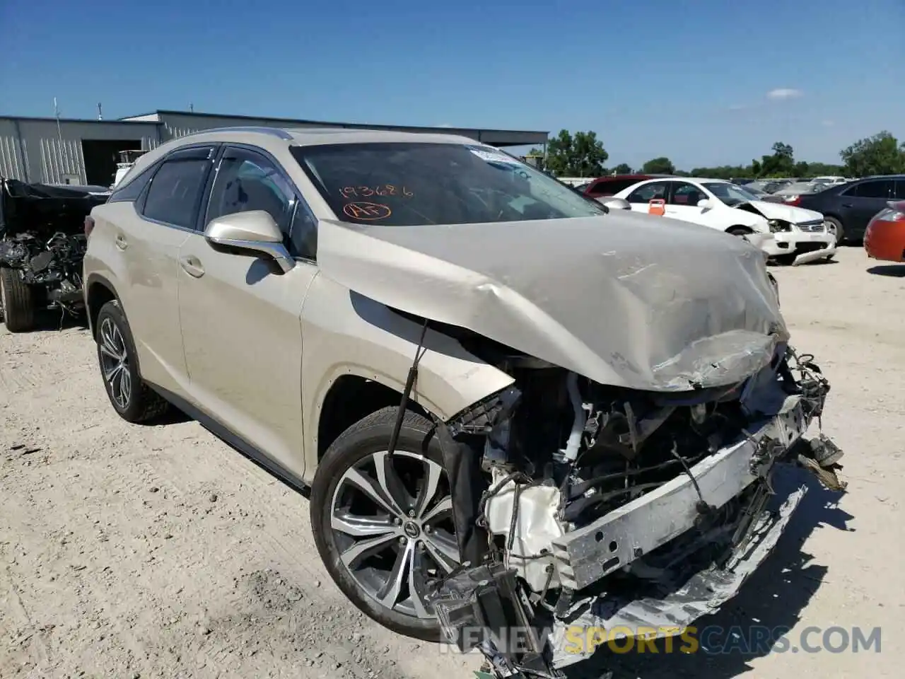 1 Photograph of a damaged car 2T2BZMCA4KC193686 LEXUS RX350 2019