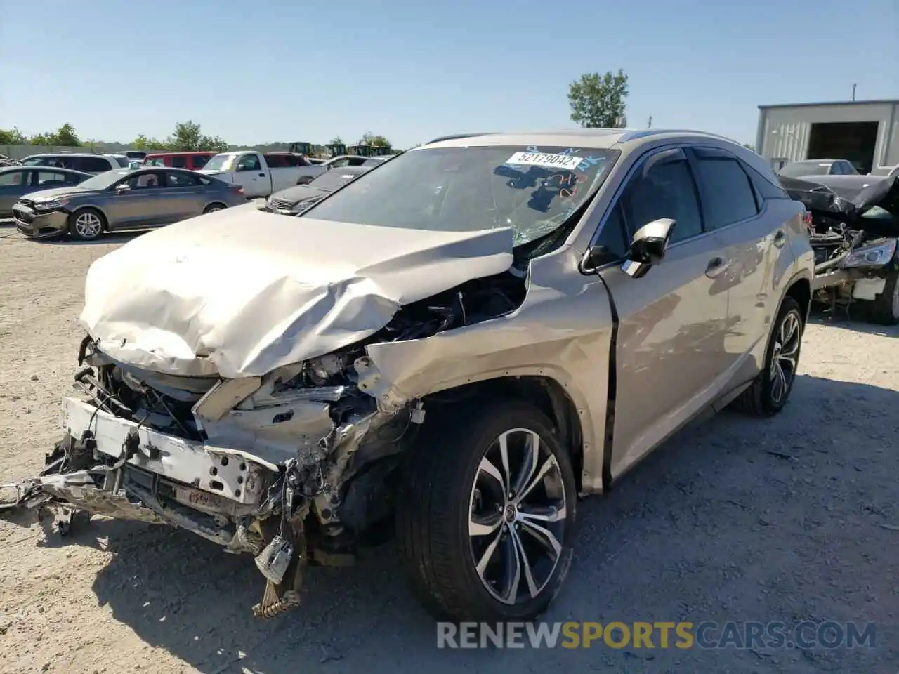 2 Photograph of a damaged car 2T2BZMCA4KC193686 LEXUS RX350 2019