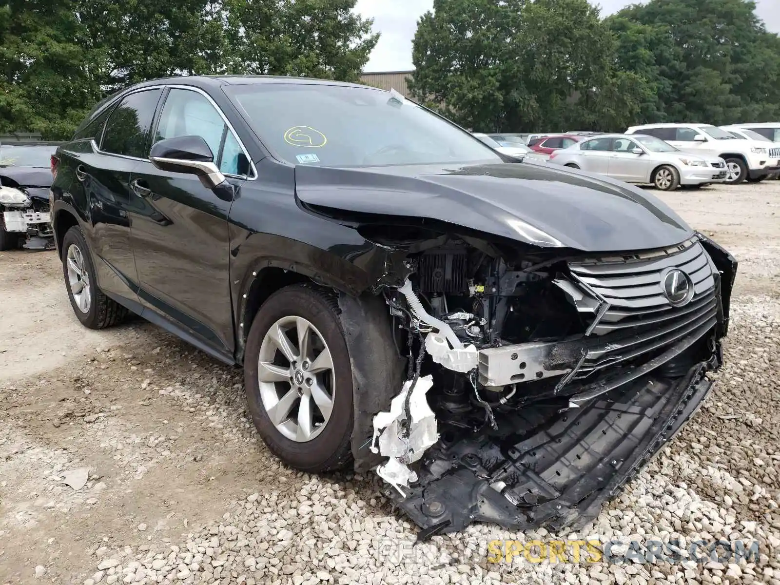 1 Photograph of a damaged car 2T2BZMCA4KC194594 LEXUS RX350 2019