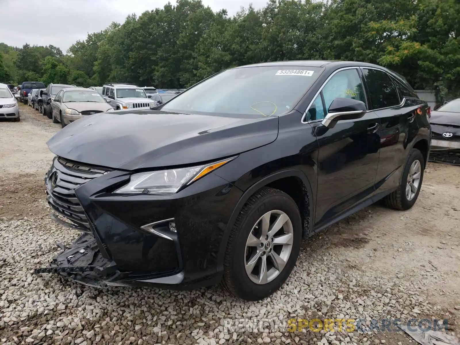 2 Photograph of a damaged car 2T2BZMCA4KC194594 LEXUS RX350 2019