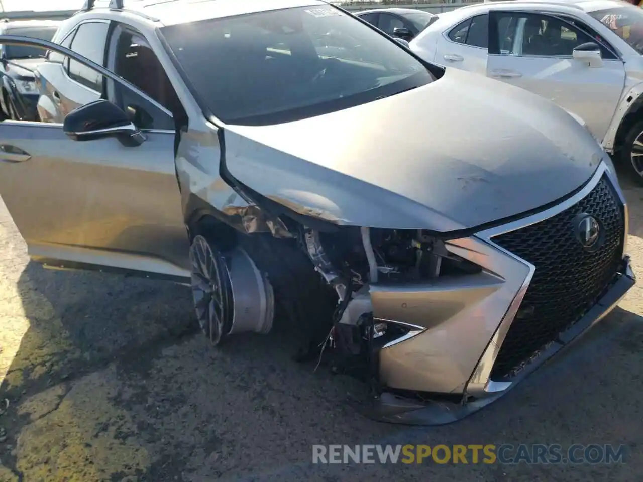 9 Photograph of a damaged car 2T2BZMCA4KC211944 LEXUS RX350 2019