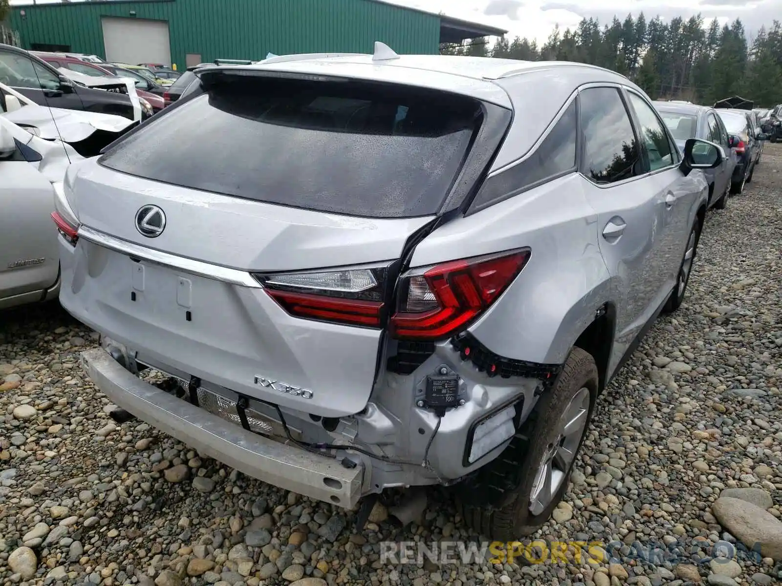 4 Фотография поврежденного автомобиля 2T2BZMCA5KC172278 LEXUS RX350 2019