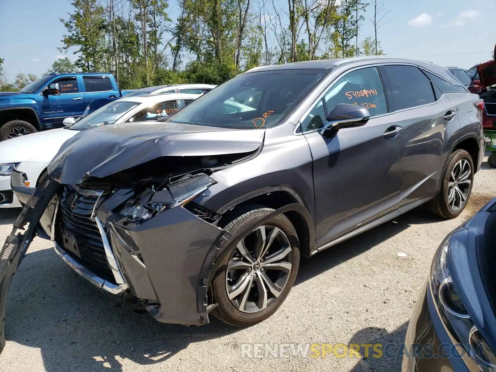 2 Фотография поврежденного автомобиля 2T2BZMCA5KC174662 LEXUS RX350 2019