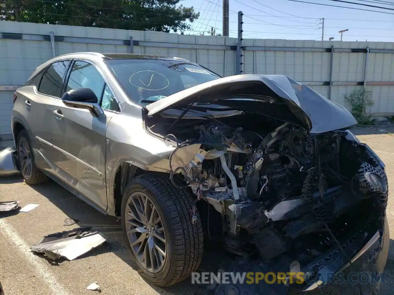 1 Photograph of a damaged car 2T2BZMCA5KC175522 LEXUS RX350 2019