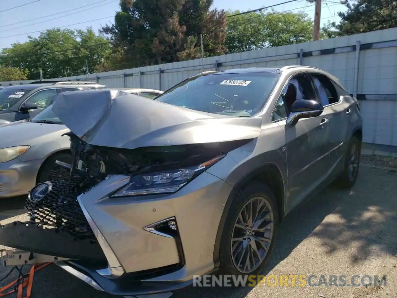 2 Photograph of a damaged car 2T2BZMCA5KC175522 LEXUS RX350 2019