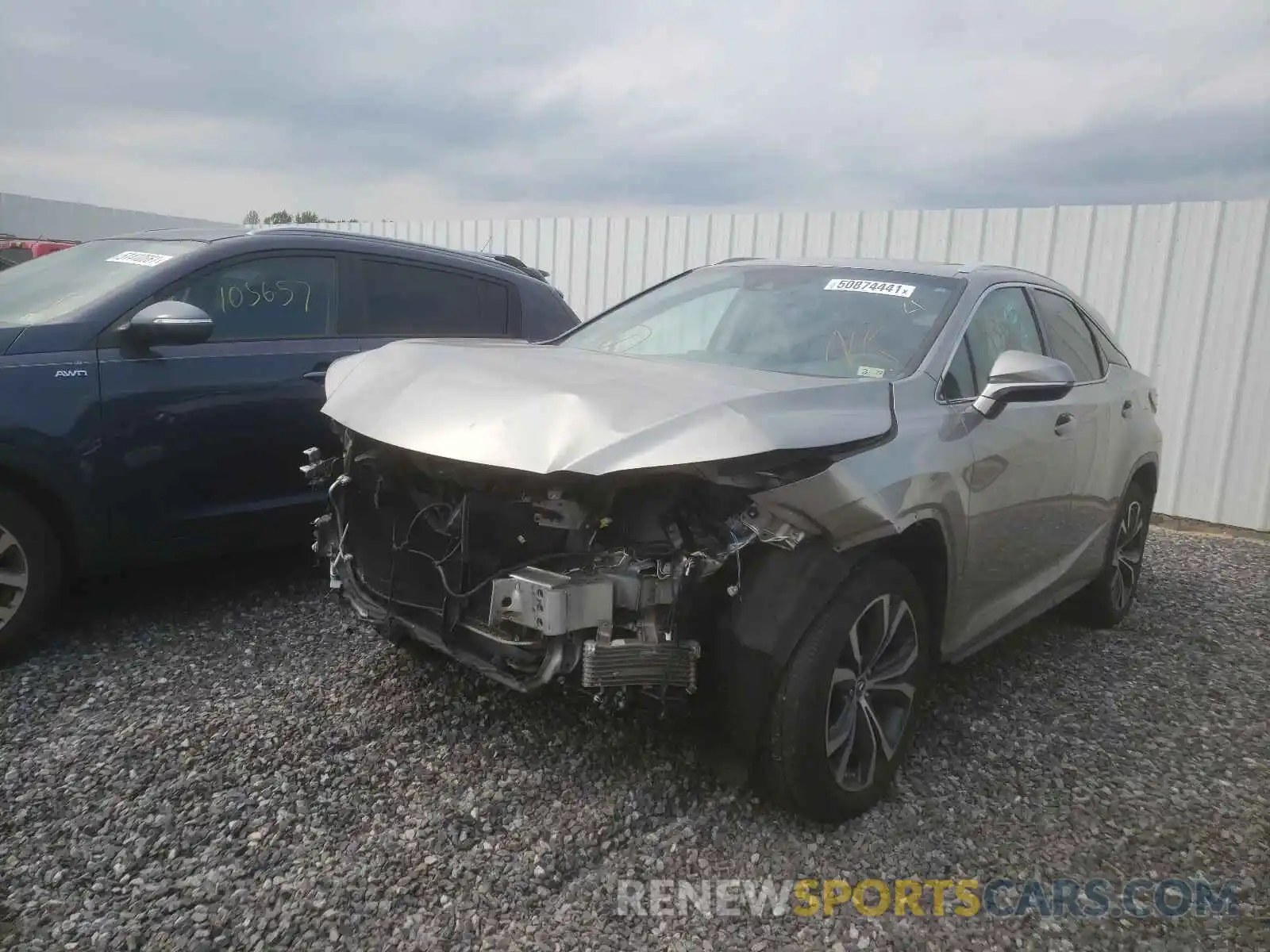 2 Photograph of a damaged car 2T2BZMCA5KC184950 LEXUS RX350 2019