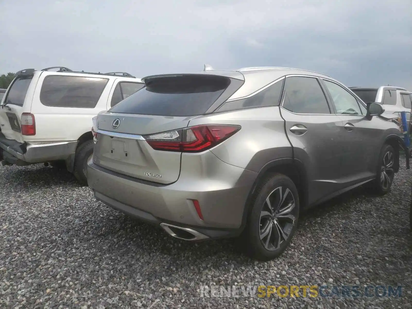 4 Фотография поврежденного автомобиля 2T2BZMCA5KC184950 LEXUS RX350 2019