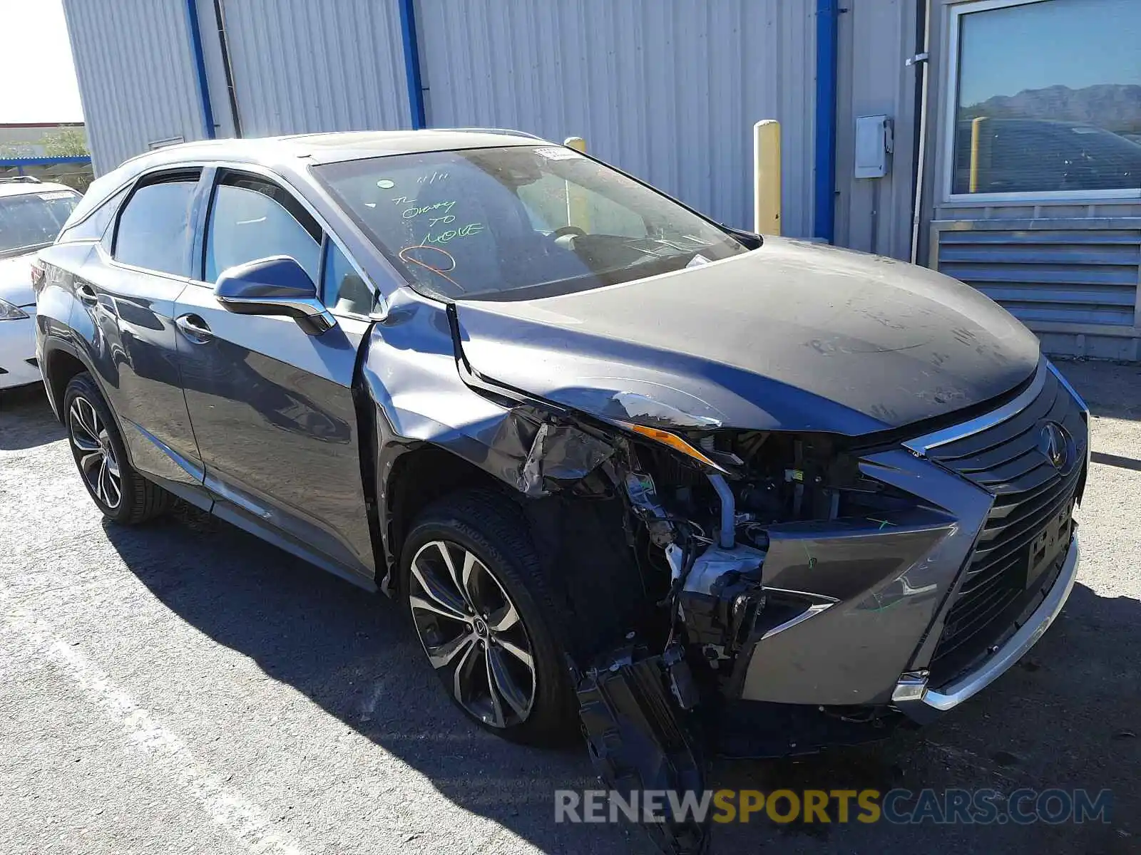 1 Photograph of a damaged car 2T2BZMCA5KC185161 LEXUS RX350 2019