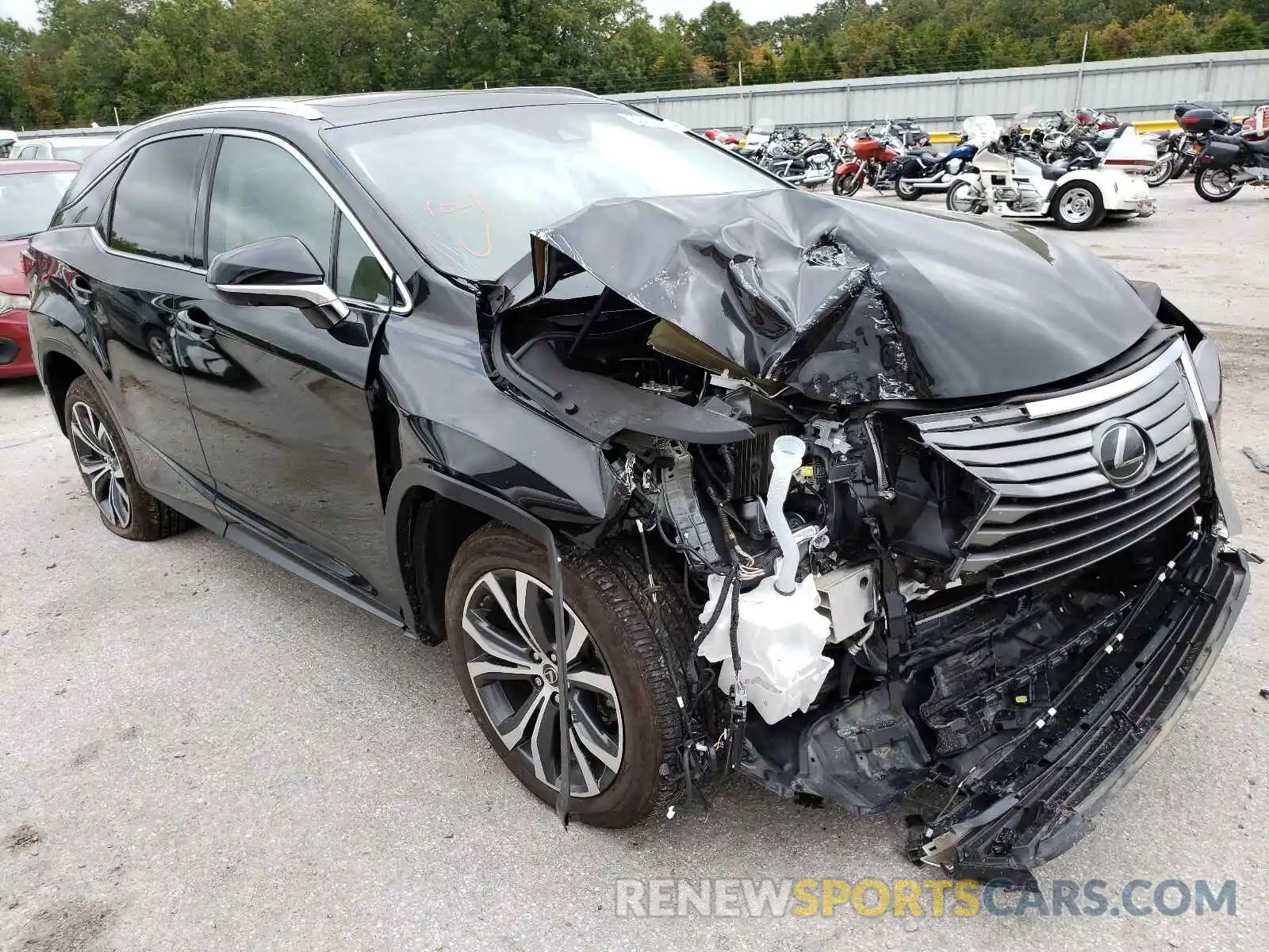 1 Photograph of a damaged car 2T2BZMCA5KC187668 LEXUS RX350 2019