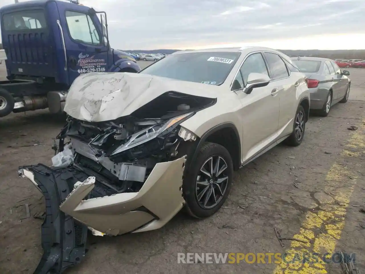 2 Photograph of a damaged car 2T2BZMCA5KC194006 LEXUS RX350 2019